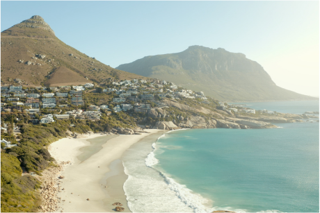 Uitzicht Kaapstad in Zuid-Afrika