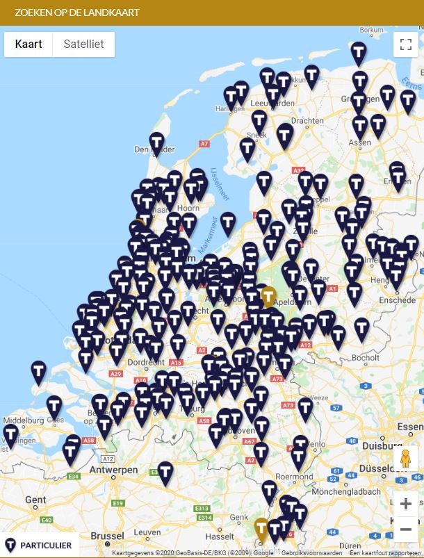 Klik op één van de provincies of op de kaart voor een overzicht van de reisadviseurs bij u in de buurt.