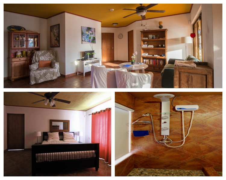 Prachtige villa te huur op Aruba - Deze villa heeft een open ruimte wat de woonkamer combineert met de eetkamer