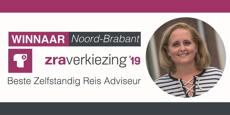 Mariska Kox-Aarts uitgeroepen tot beste reisadviseur van Noord Brabant! 