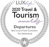 Luxlife 2020 Travel & Tourism Award Departures Luxury Travel Consultant