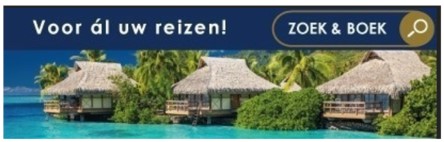 Zoek en boek uw vakantie