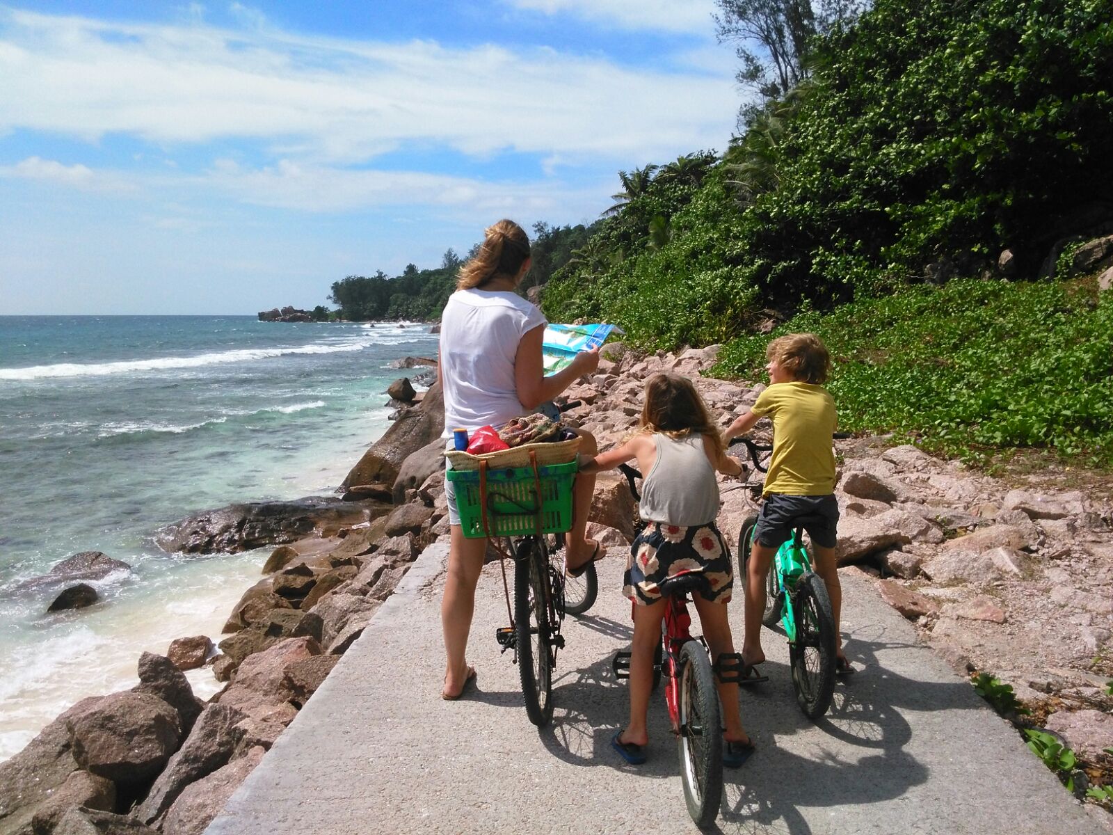 fietsen op La Dique