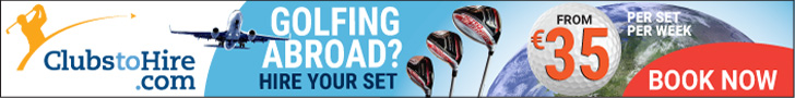 Huur hier uw golfset op locatie!
