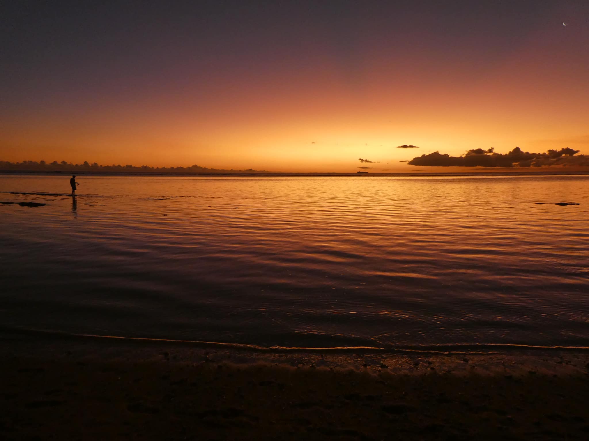 Zonsondergang Mauritius