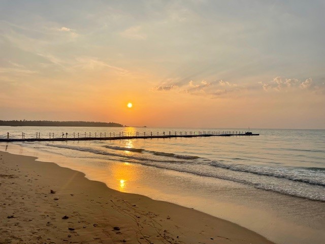 zonsondergang Thailand