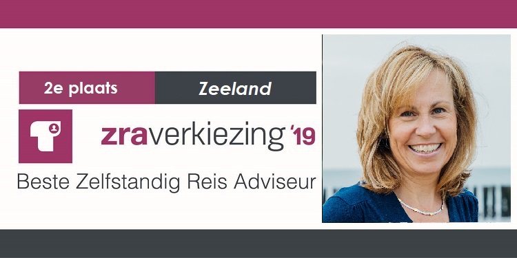 Corien Nortier - Tweede geworden bij verkiezing beste reisadviseur van Zeeland