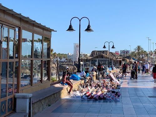 Torremolinos boulevard richting Benalmadena